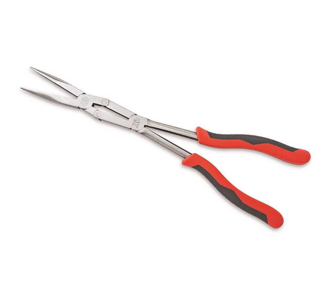 Crescent 13-1/2 in. Alloy Steel Long Nose Pliers Blue 1 pk