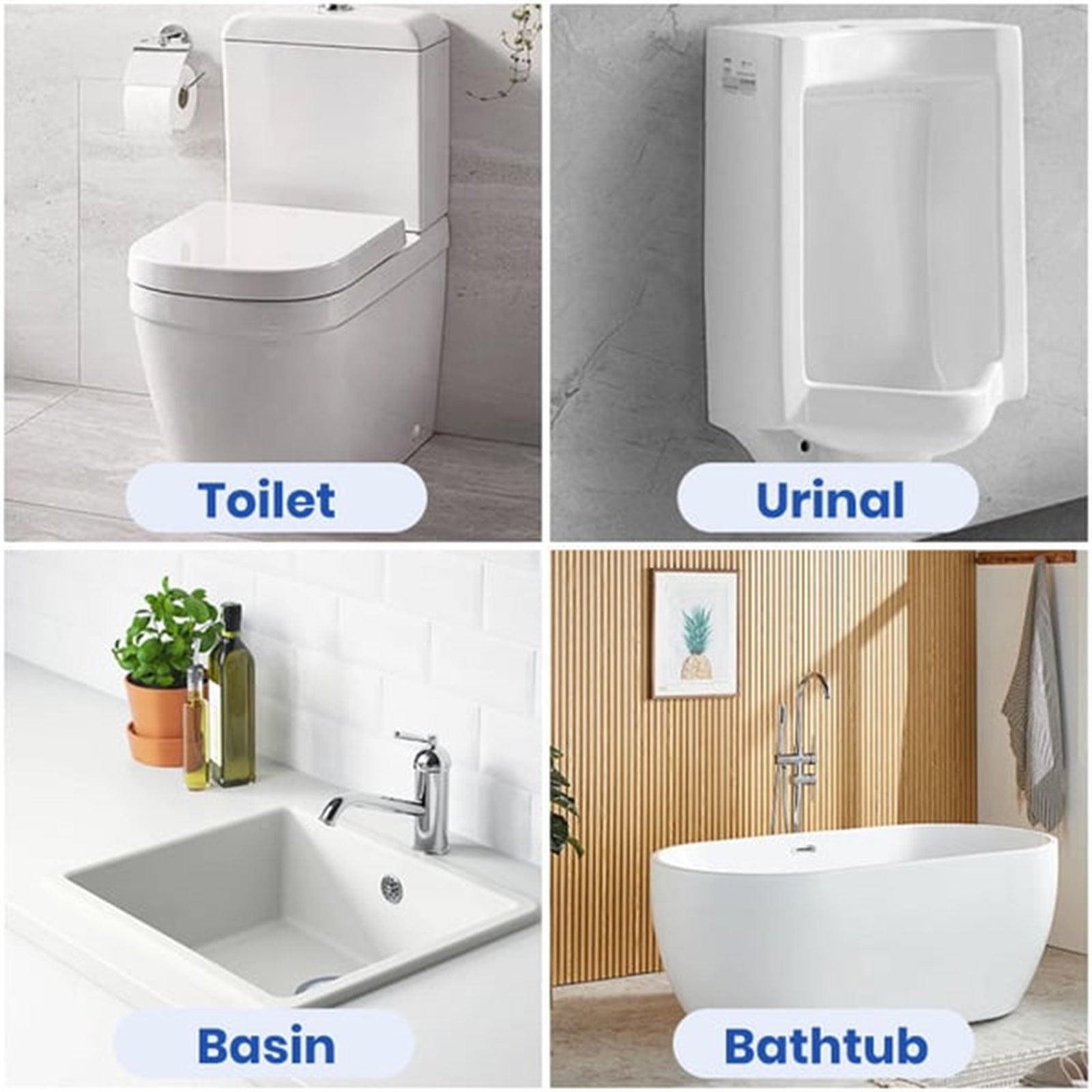 Xuniizn Toilet Brush and Holder Set with Drip Tray, Slim Vented Design & Strong Bristles for Bathroom Cleaning