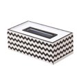 thumbnail image 1 of Estante de papel de impresión Elegante Royal Office Car Home Rectángulo en forma de caja de pañuelos Contenedor Toalla Servilletero Titular de pañuelos Methold JJ20001-02B, 1 of 5