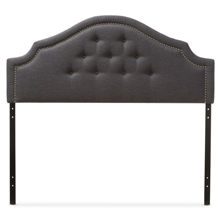 Baxton Studio Cora Modern and Contemporary Dark Grey Fabric Upholstered Full Size Headboard Baxton Studio Cora Modern and Contemporary Dark Grey Fabric Upholstered Full Size Headboard