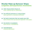thumbnail image 3 of Simple Kind to Skin Cleansing Wipes Gentle and Effective Makeup Remover Micellar Free from color and dye, artificial perfume and harsh chemicals 25 Wipes, 3 of 3