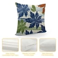 thumbnail image 4 of Fall Maple Leaves Pillow Covers  Autumn Throw Pillow Covers Modern Square Pillow Case Blue White Stripes Pillowcase for Living Room Sofa Outdoor, 4 of 5