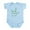 Sky Blue, variant on CafePress - Green I Love You Infant Bodysuit - Baby Light Bodysuit, Size Newborn - 24 Months