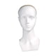 thumbnail image 4 of Cabeza de maniquí femenino, busto de cabeza de maniquí, sombrero profesional, exhibición de peluca, modelo de cabeza Blanco, 4 of 8