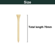 Tabata GOLF GV0506 Wood Slim Tee Long 2-3/4 Inch, 70mm, 18 Pack