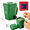 Green, variant on Lethargic Creative Trash Bin Ceramic Mug with Lid, Funny Recycling Can Coffee Cup3.35 x 4.53 x 2.17 in, Novelty Drinking Mugs for College Students Dining Room Teachers Office Restaurant Kitchen