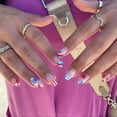 thumbnail image 6 of Uxgjfwu 24Pcs 4th Of July Press On Nails, Patriotic Flag Fake Nails, Short Wear Glue On Nails, Holiday Nail Supplies for Independence Day Celebrations, 6 of 9