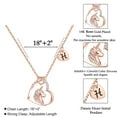 thumbnail image 2 of TINGN Unicorns Gifts for Women Heart Pendant Unicorn Necklaces for Women, 2 of 3