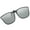 C, variant on Polarized Clip-on Flip Up Metal Clip Rimless Sunglasses for Prescription Glasses