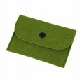 thumbnail image 1 of Mini portátil de fieltro de color puro para tarjetas de crédito, monedero, monedero, regalo, (1 unidad, verde) ER, 1 of 5