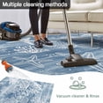thumbnail image 5 of Haze Blue Coastal Outdoor Rug for Patio/Deck/Porch, Non-Slip Large Area Rug 5 x 7 Ft, Summer Beach Nautical Starfish Coral Vintage Indoor Outdoor Rugs Washable Area Rugs, Camping Rug Carpet Runner, 5 of 8