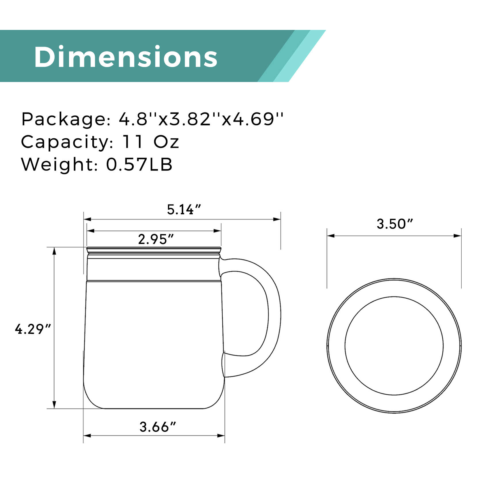 Tiken 16 Oz Insulated Tumbler, Stainless Steel Coffee Tumblers