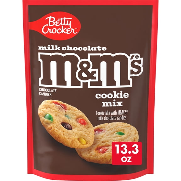 Betty Crocker Cookie Mix with Milk Chocolate M&M'S Chocolate Candies, 13.3 oz