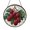 Stained Glass 5.9 Inch, variant on Fresh Raspberry Stained Glass Window Suncatcher, Bright Berry Fruit Decor, Playful Kitchen Gift