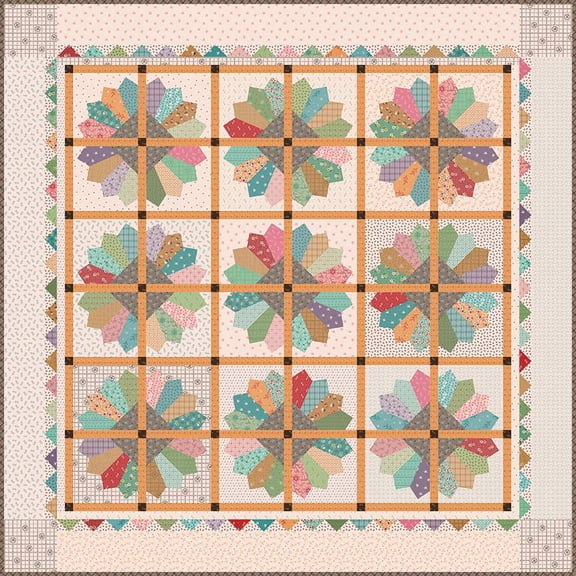 Riley Blake - Gentler Times - Delightful Quilt Kit by Lori Holt