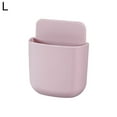 thumbnail image 2 of Manunclaims Remote Control Holders Wall Mount Adhesive Organizer Phone Wall Mount Holder Remote Control Storage Hole-Free Self Adhesive Storage Box for Office Home School Supply Organizer, 2 of 8