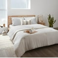 thumbnail image 2 of Five Looms Everyday Cotton Percale Sheets Set, King (Gray, 4 Piece), 2 of 7