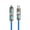 blue, variant on Gangdao 4‑in‑1 240W Fast Charging Cable With RGB Breathing Light, Liquid‑Silicone Charging Cord
