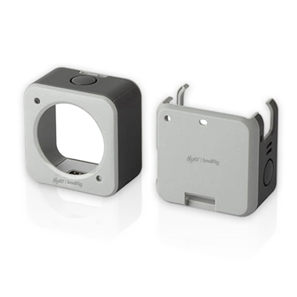 Sidaley Estuche para cámara Anti-caída Protector de grabadora de video Accesorios para cámaras Suministros de fotografía Reemplazo para Action 2 Accesorios para aéreos Gris