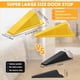 thumbnail image 2 of Juego de 8 topes Jumbo Door Stoppers Frienda de goma termoplástica amarilla, 2 of 8