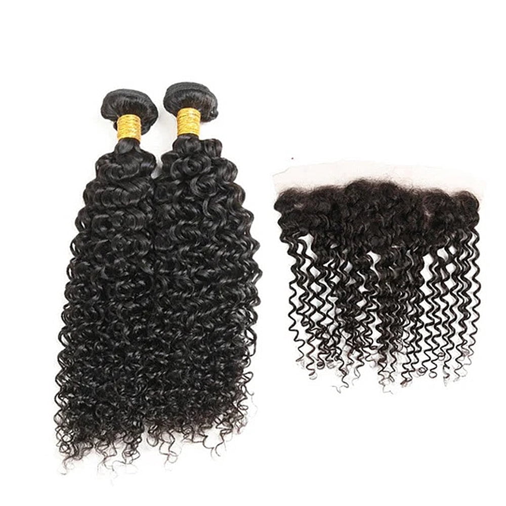 2 Bundles Human Hair 08 10 Inch Jerry Curly Human Hair Bundles, Unprocessed Brazilian Virgin Hair Bundles Quick Weave for Black Women