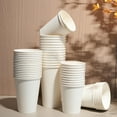 thumbnail image 5 of Disposable Coffee Cups 12 Oz (500 Count), Paper Cups 12 Oz bulk, Ideal for Hot Drinks, Coffee(white), 5 of 6