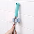 thumbnail image 3 of Xingzhi 1PC Wall Mounted Holder Household Adhesive Storage Broom Hanger Hook Racks For Kitchen Bathroom blue 1Set, 3 of 6