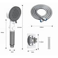thumbnail image 3 of Regadera Mano Alta Presión Con Cabezal De Teléfono Y 8 Modos Modelo Blanco, 3 of 4