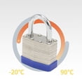 thumbnail image 4 of Breadeep Security Padlock U Shaped Corrosion Resistant Steel Brass Iron Waterproof Heavy Duty Padlock for Doors, 4 of 7