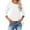 White, variant on Durtebeua Cute Sweaters For Women Long Sleeve Cable Knit Jumper Pullover