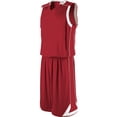 thumbnail image 2 of Holloway Carthage Basketball Jersey 224062 Scarlet/White M, 2 of 2