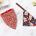 thumbnail image 3 of Pet Saliva Towel Bib, Adjustable Cotton Triangle Pet Dog Cat Neckerchief with a collar for Daily Wear 1PC, 3 of 7