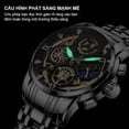 thumbnail image 4 of Montre à Quartz pour Hommes en Verre de Mode Décontractée, 4 of 9