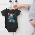 thumbnail image 5 of The Smurfs Kanji Tokyo Speed Racecar Bodysuit Jumper Boys Infant Baby Brisco Brands NB, 5 of 6