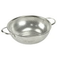 thumbnail image 4 of Chef Craft Select Microperforated Colander, 1.5 Quart, 2.5 Quart, and 5 Quart 3 Piece Set, Stainless Steel, 4 of 6