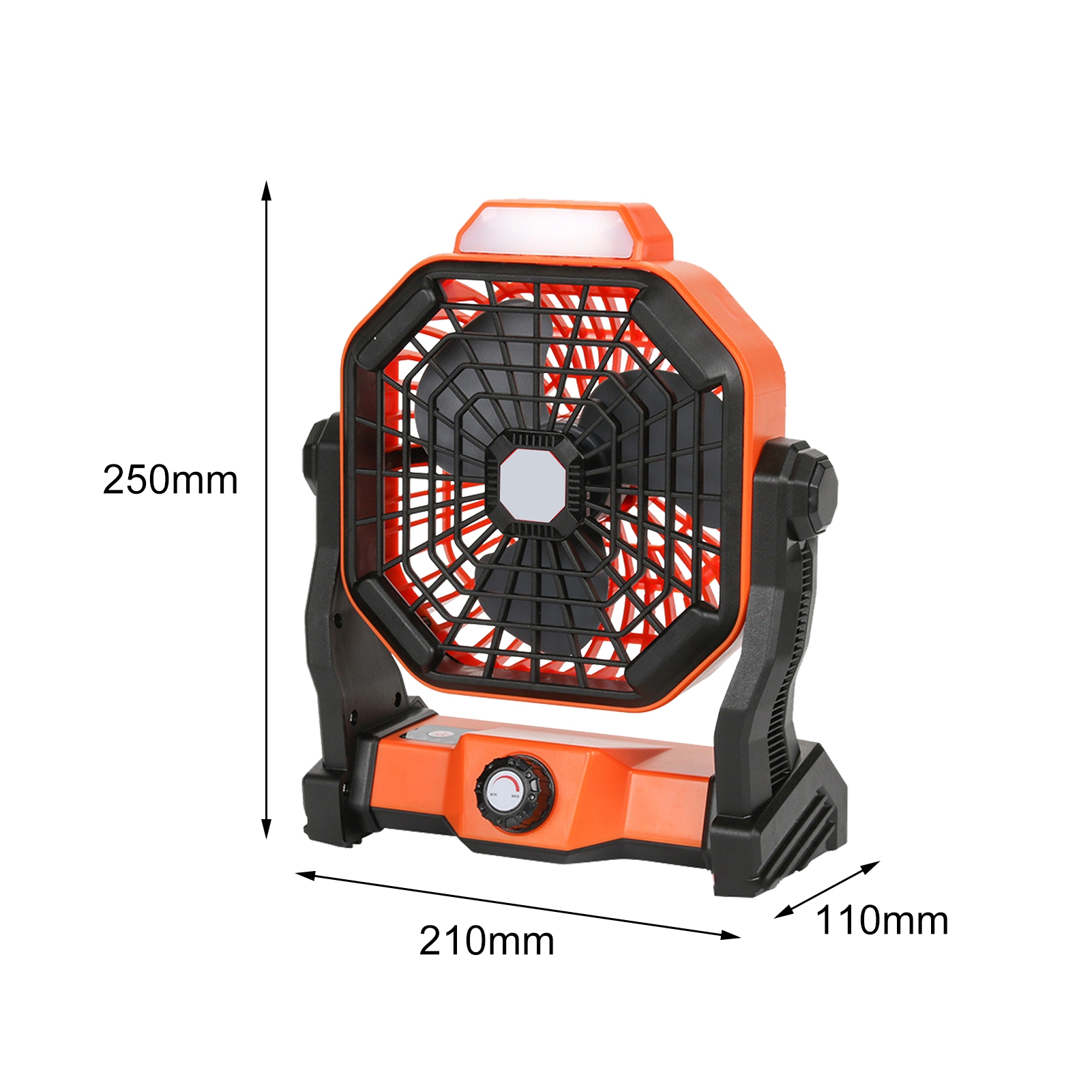 Xeyise Tents Fan 2-in-1 Portable Lightweight USB Rechargeable LED Lamp Fan Light for Daily Life
