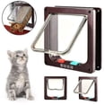 thumbnail image 1 of Puerta para mascotas que puede controlar la dirección de entrada y salida La puerta para gatos / perros puede controlar la entrada y salida, 1 of 4