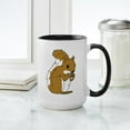 thumbnail image 4 of CafePress - Squirrel - 15 oz Ceramic Large White Novelty Mug, 4 of 4