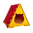 thumbnail image 1 of Casa de gato de fieltro no deslizante desanimable gato de gato interior suministros gato de gato cómodo lecho de dormir de resistencia a los rasguños Rojo, 1 of 8