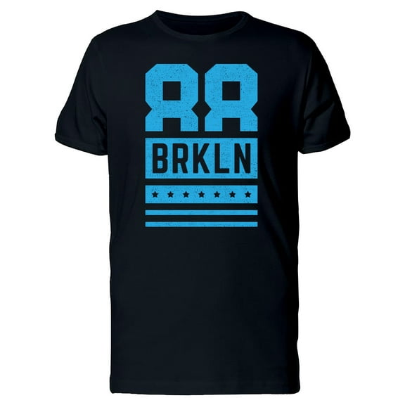 Retro Blue Vintage Brooklyn Tee Men's -Image by Shutterstock