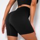 thumbnail image 2 of Rimocy - Pantalones cortos elásticos de cintura alta para mujer, primavera 2022, sin costuras, con realce de cadera, informales, ajustados, deportivos, 2 of 5