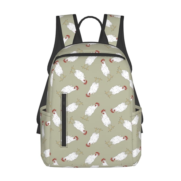 Balery Funny Chicken Mochila Ligera para Hombres y Mujeres – Resistente y Impermeable, Ideal para la Escuela, el Trabajo, los Viajes y el Uso Diario
