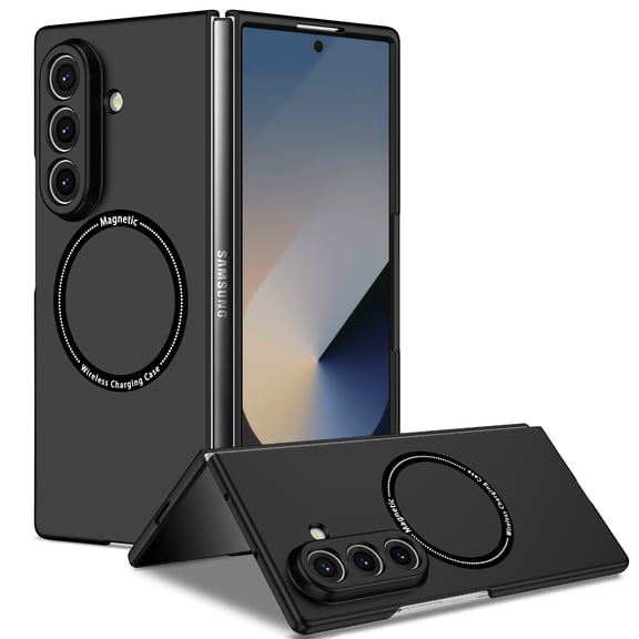 Dteck Magnetic Case for Samsung Galaxy Z Fold8 Ultra,Shockproof PC Case Compatible with Mag Safe Slim Anti Scratch Phone Protective Cover for Galaxy Z Fold 8 Ultra ,Black