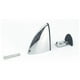 thumbnail image 1 of Paquete de 10 abrazaderas de vidrio para estante de madera/vidrio, soporte de madera de boca de pez, abrazadera ajustable de 3-16 mm de espesor, acabado cromado de aleación de zinc, plata Banban ShuxiuWang 8390614293069, 1 of 1