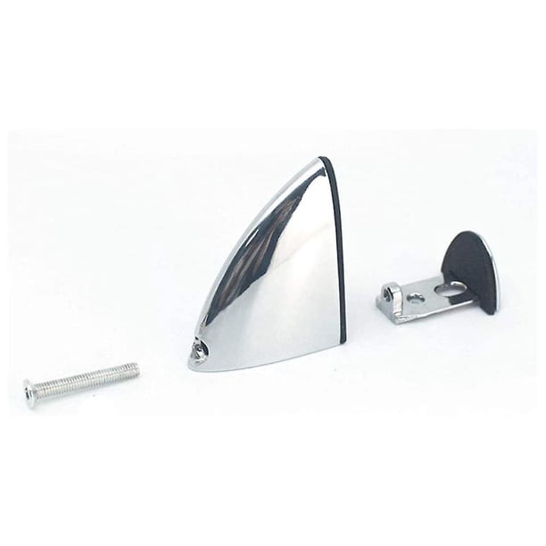 Paquete de 10 abrazaderas de vidrio para estante de madera/vidrio, soporte de madera de boca de pez, abrazadera ajustable de 3-16 mm de espesor, acabado cromado de aleación de zinc, plata Banban ShuxiuWang 8390614293069