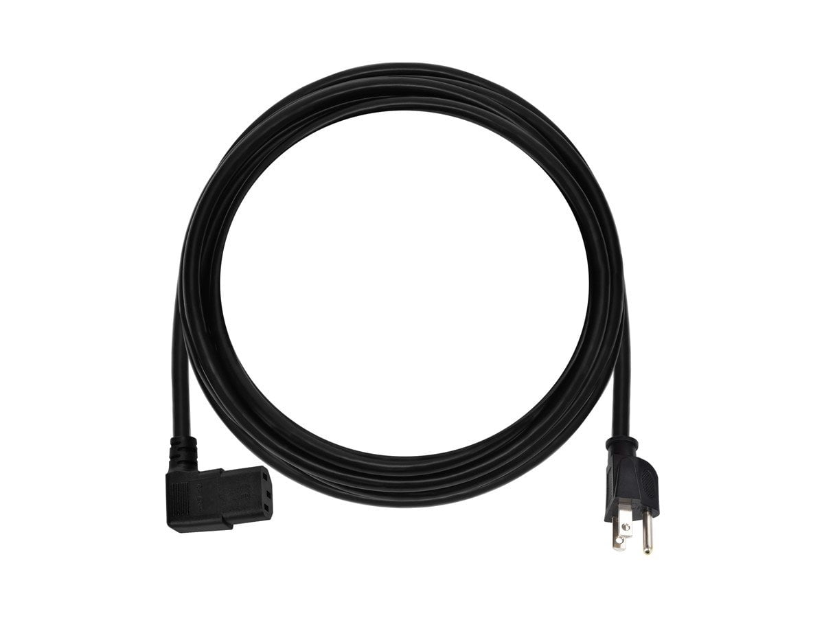 Monoprice 10ft 14AWG Right Angle Power Cord Cable w/ 3 Conductor PC Power Connector Socket 7685