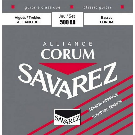Savarez 500AR Alliance Trebles Corum Basses Normal Tension Nylon Guitar String Set