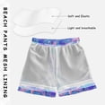 thumbnail image 3 of FORMRS Boys Swim Trunks Quick Dry Mesh Liner Boardshorts Sizes XS-XL, Pink Starfish Pattern, 3 of 7