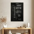 thumbnail image 2 of Elephant Stock Guitar Bw Patent Wall Art - Vertical Canvas Wall Art - Living Room Wall Decor - Patent Canvas - Black And Gray Decor - 24" x 36", 2 of 8