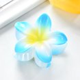 thumbnail image 1 of 2 pinzas para el pelo con forma de flor hawaiana de 8 cm, accesorios para la cabeza, horquilla acrílica con forma de cangrejo, decoración para fiestas de cumpleaños y bodas, 1 of 6